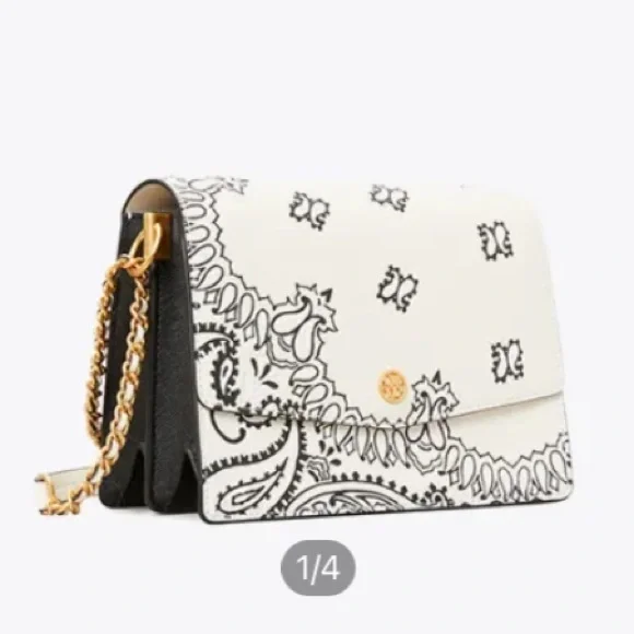 Tory burch robinson printed shoulder bag sale